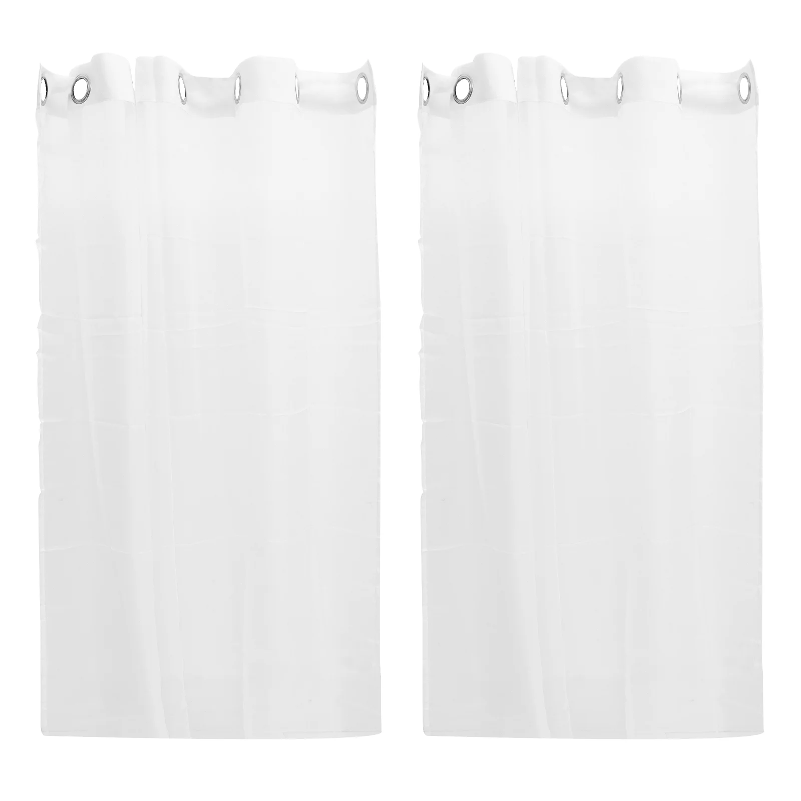 

2 Pcs Curtain Living Room Window Drape Gauze Bedroom Sheer Curtains Screening Mesh Dining