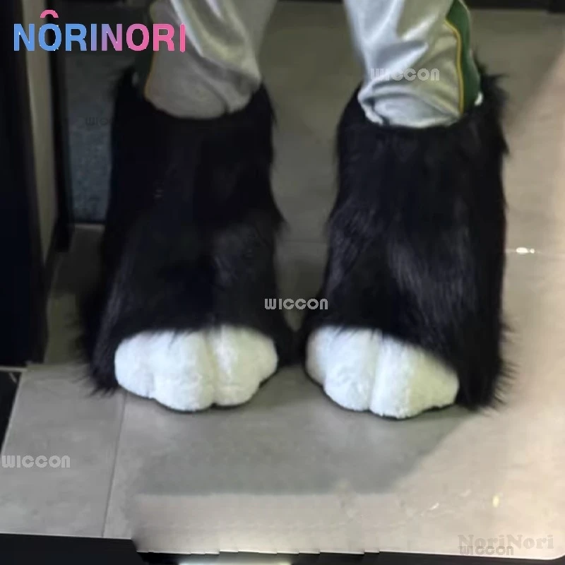 Fursuit Paws Shoes Kigurumi Furry Cosplay Gloves Decors Animal Cosplay Glove Boots Wearable Party Original Roleplay Accessories