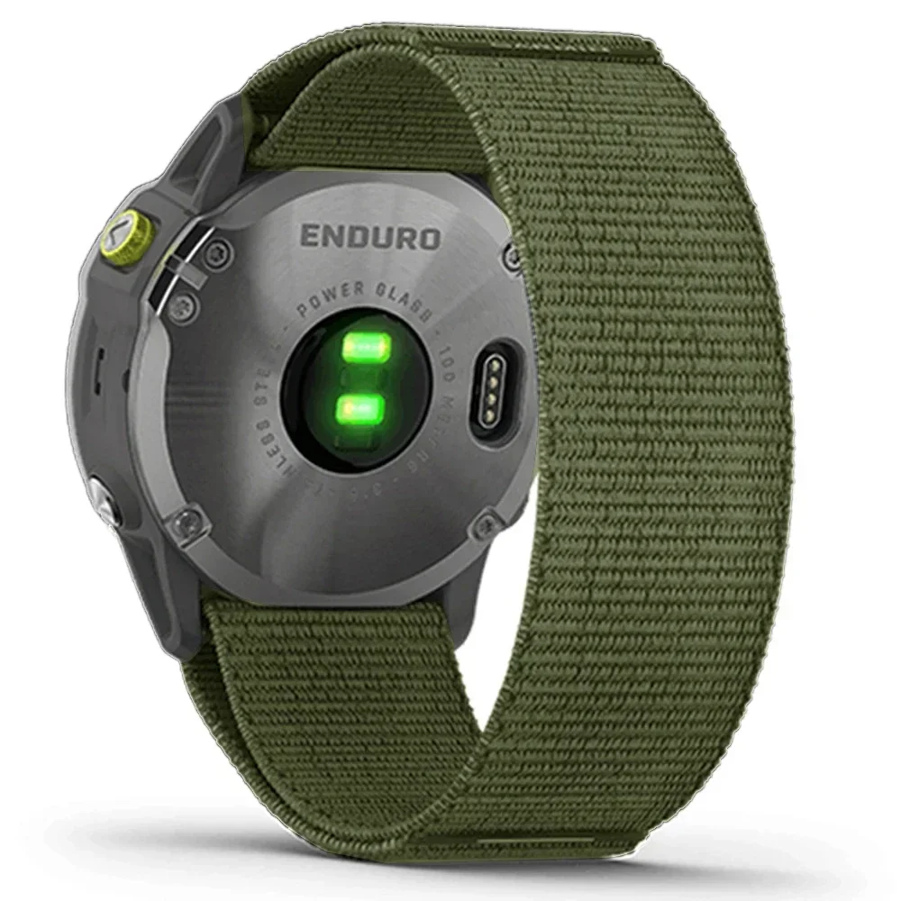 Enhanced Nylon Sports Strap and Braided Wristband, 22mm-26mm Bracelet