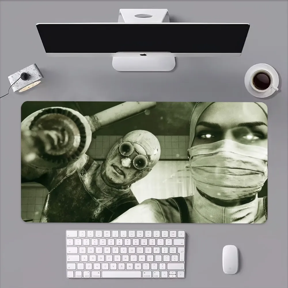 Horry Game The Outlast Trials Mouse Pad Computer Laptop Gaming Office Wrist Guard Non Slip Keyboard Pad 3