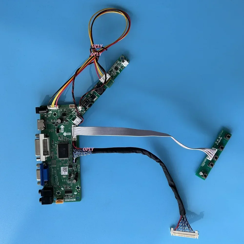 

M.NT68676 комплект для M240HTN01.0 M240HTN01.1 M240HTN01.2 24 "DVI VGA LVDS WLED плата контроллера HDMI-совместимая 1920X1080 панель сделай сам