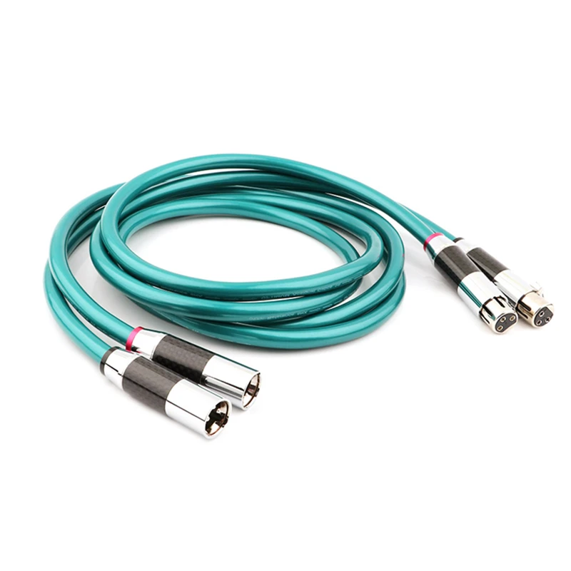 

Pair Ortofon 8NX XLR Balanced Cable OFC Pure Copper HiFi Audio Interconnect Line with Carbon Fiber Plug