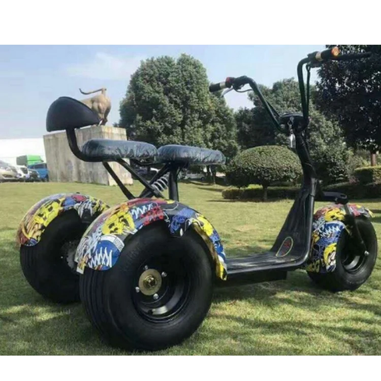 Best price electric scooter 1200W citycoco/three fat wheel  tricycle motorcycles