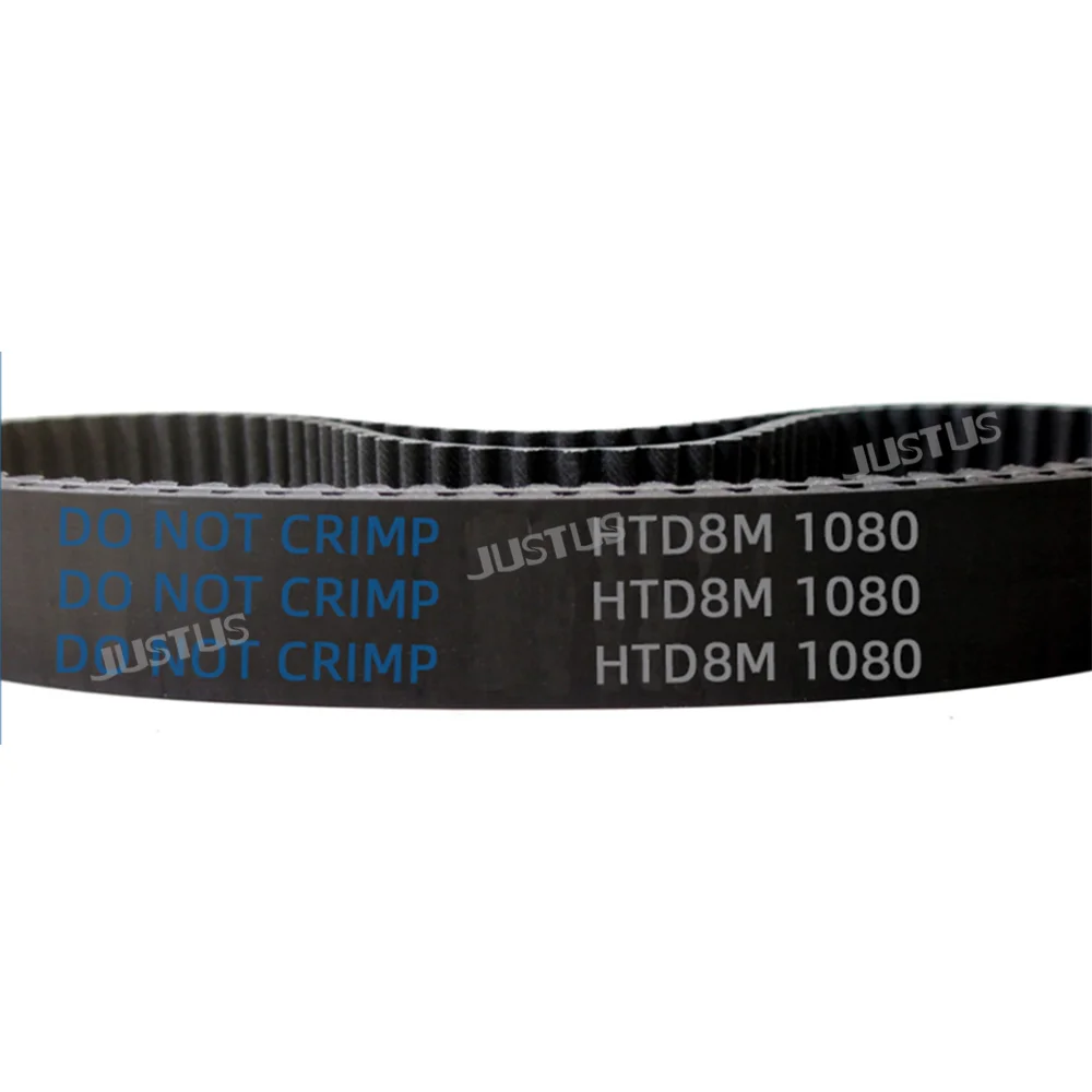 HTD 8M 고무 타이밍 벨트 고토크 동기 벨트 둘레 1728mm-1976mm 폭 옵션 15/20/25/30/40/50mm