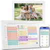 Digital Calendar 10.1" Touchscreen, Smart Electronic Wall Organizer, Chore Chart and Meal Planner, Family Task Manager, Third-P