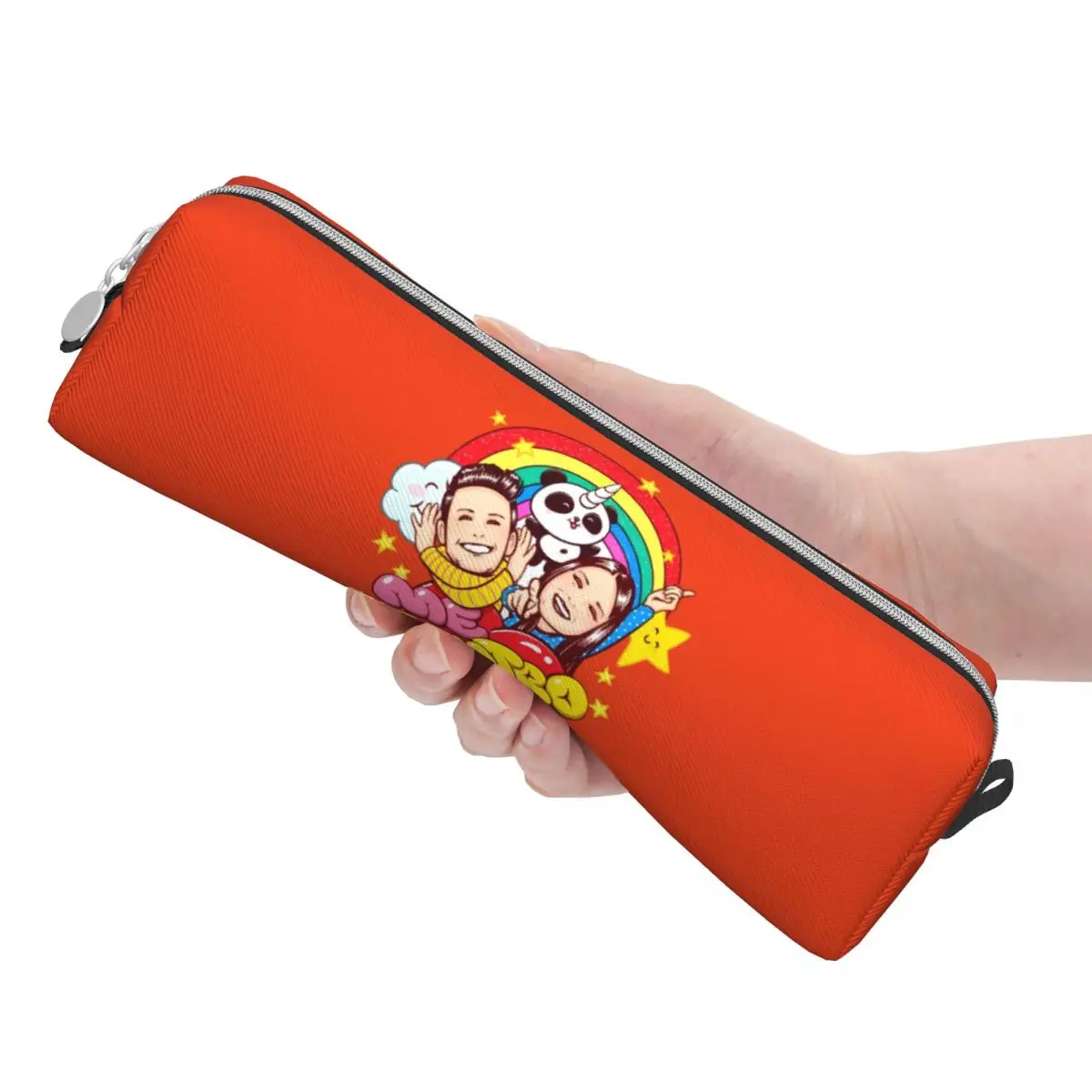 Music Me Contro Te Astuccio Per Matite Cartoon Fashion School Astucci Per Matite Zipper Kids Vintage University Pencil Box School Stationery