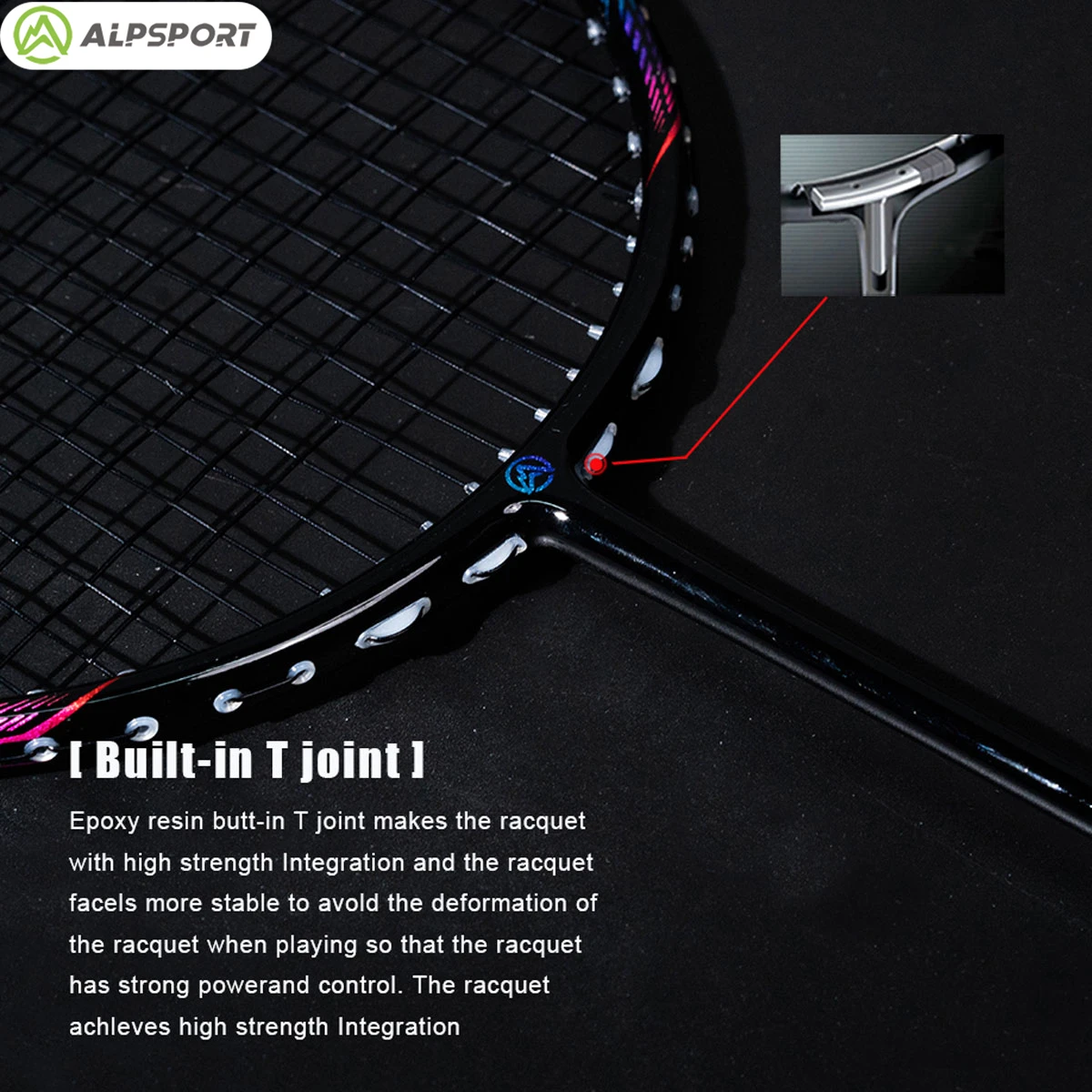 Badminton racket 8U Badminton Racket 65g Imported G5 T800 carbon fiber Professional