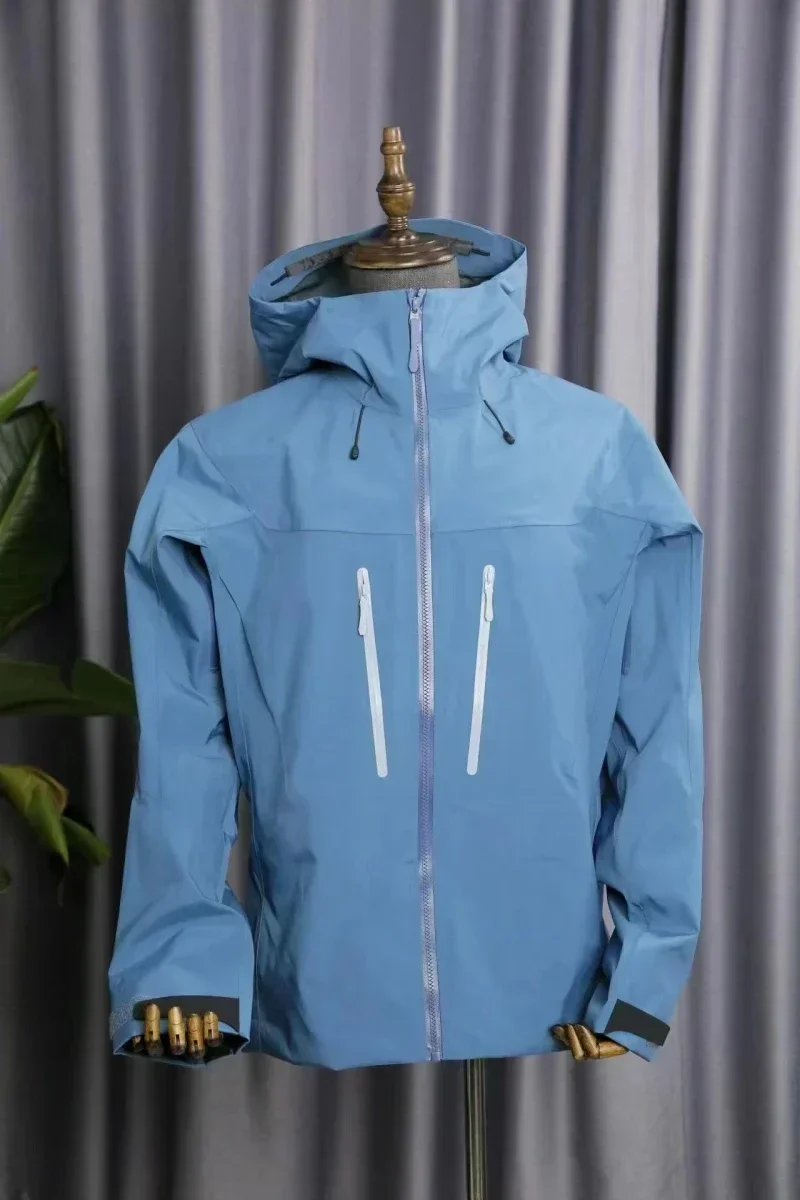 ARC Embroidery Alpha SV 6th Three Layer Mens Womens High Quality Camping Coat Outdoor Waterproof Windbreaker Hiking Jackets 6
