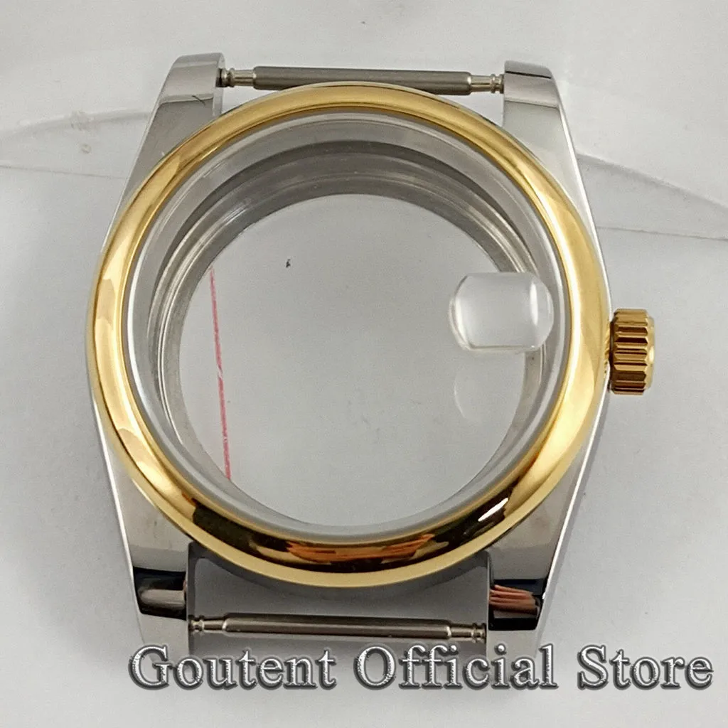 36mm/39mm Silver/Black/Gold Watch Case Men Fit NH35/36/34