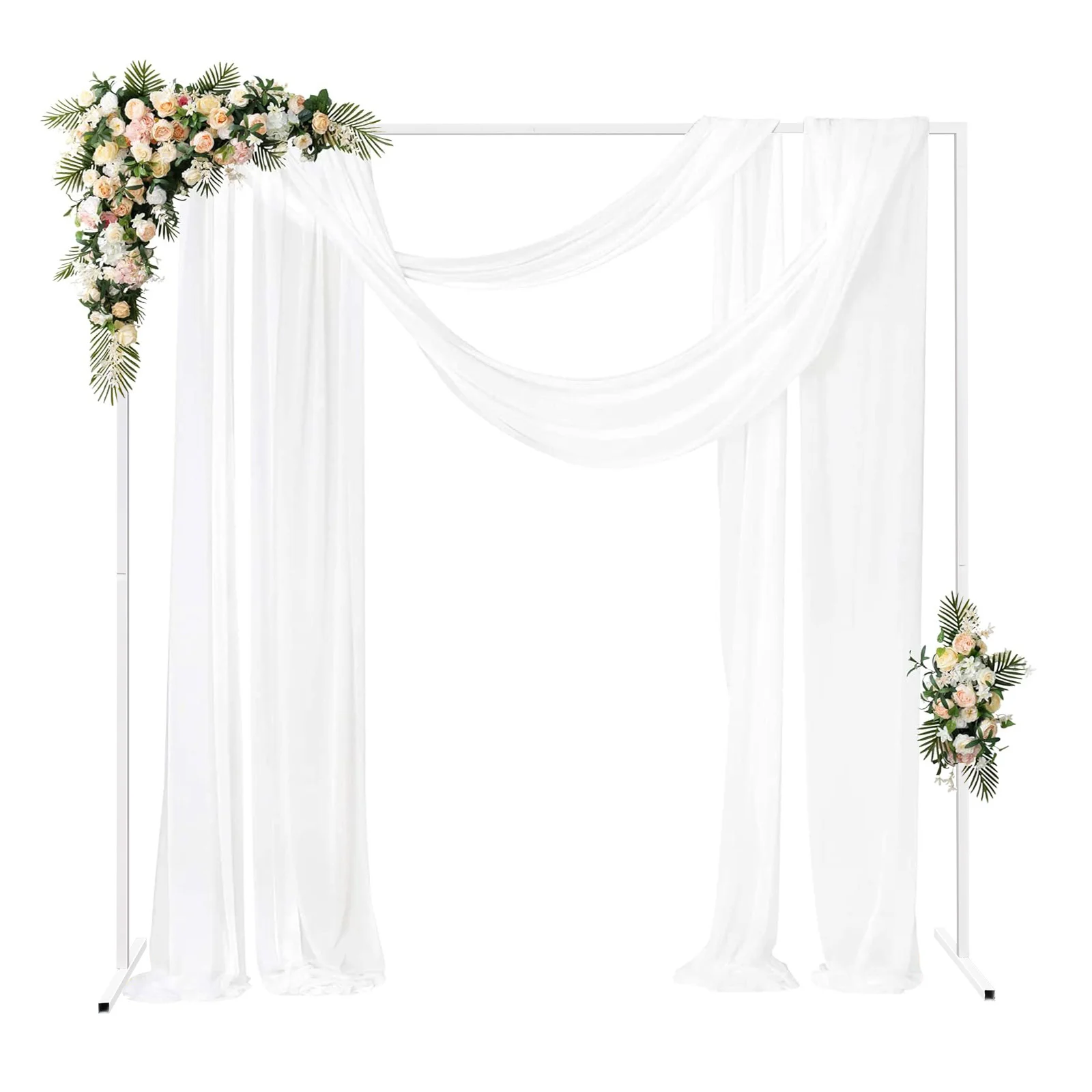 Adjustable Arch Stand Metal Flower Balloon Frame Wedding Stand Bases Event Decoration