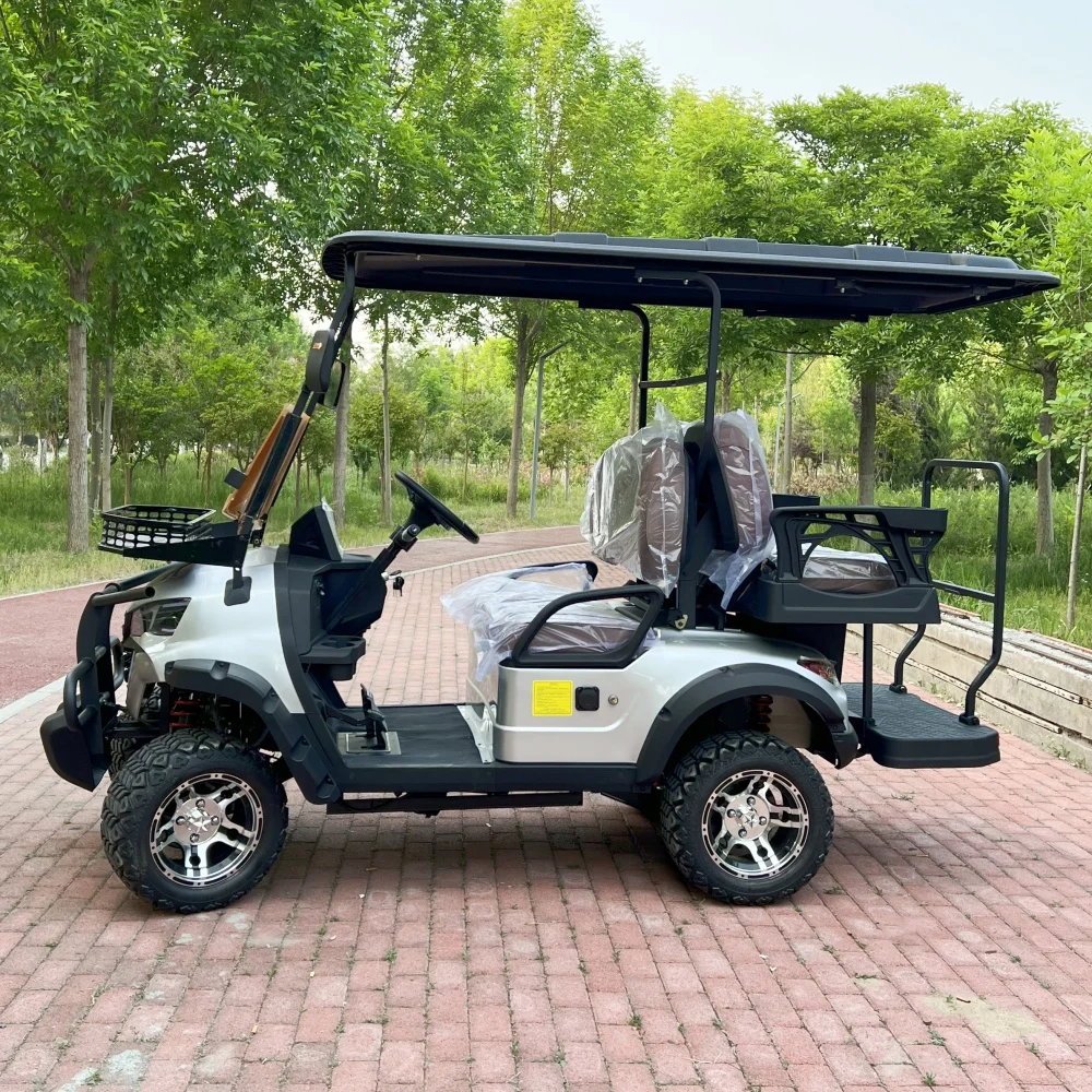 

New Design Electric Golf Buggy Legal Electric Golf Cars 4 6 Seats Custom Street Lithium 72V Electric 8 Seats Golf Buggy Car