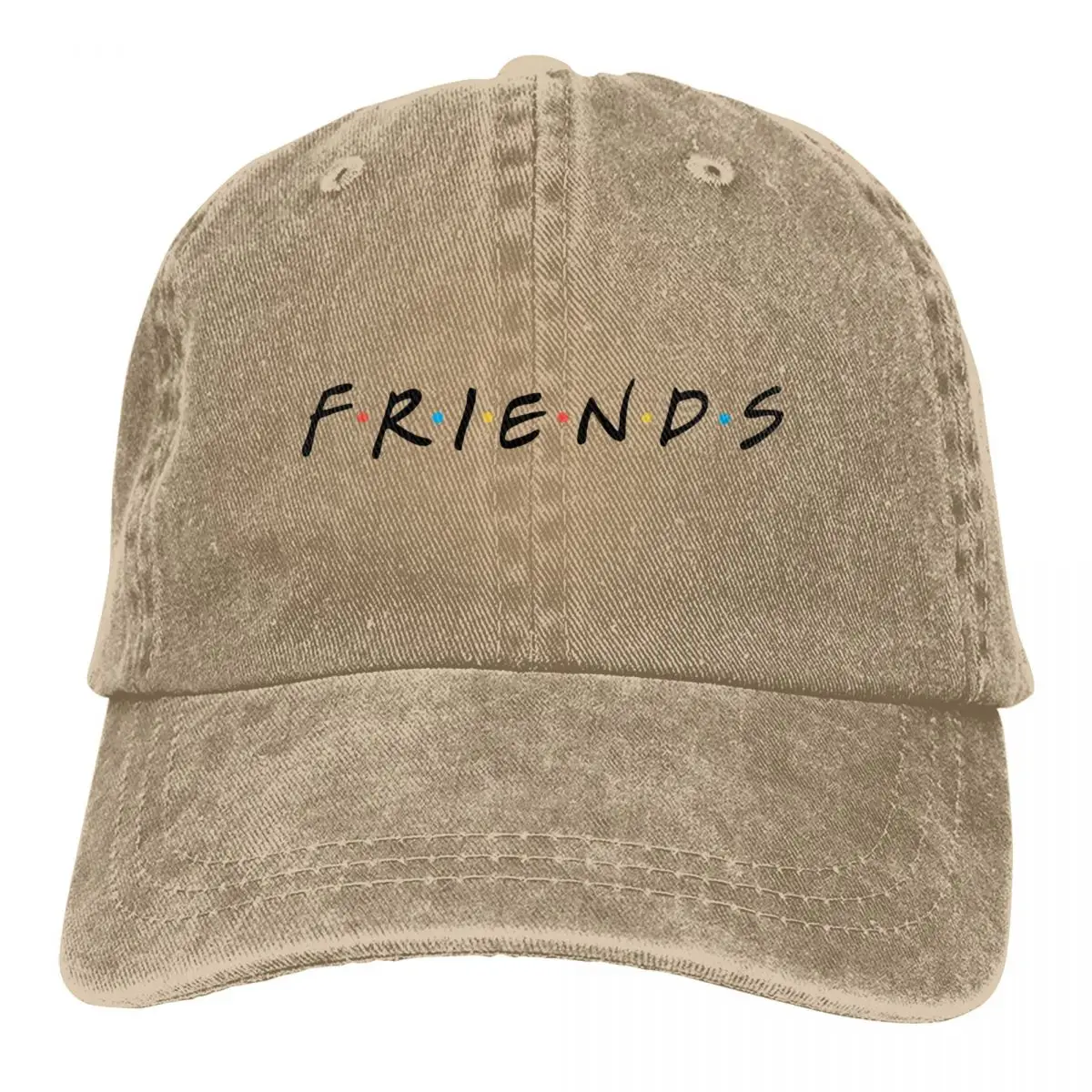 

Friends Logo Unisex Style Baseball Caps Distressed Cotton Caps Hat Vintage Outdoor Running Golf Gift Sun Cap