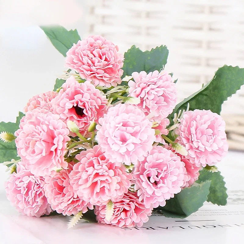 Bouquet di lilla artificiali Fiori finti di seta decorativi per matrimoni Decorazione per audorium Simulazione Pianta lilla Fiore viola rosa  15