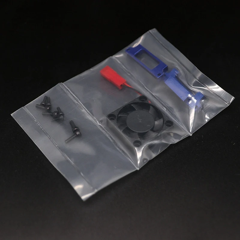 2X Metal Velineon VXL-3 VXL 3S ESC Heat Sink Cooling Fan For Traxxas Bandit Rustler Stampede Slash 2Wd / 4X4 VXL Parts-AAAE