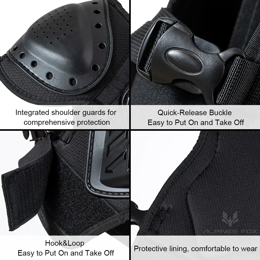 어린이 모토크로스 아머 조끼 신체 보호대 DH 더트 바이크 MTB MX 가슴 등 보호대 어린이용 오토바이 장비