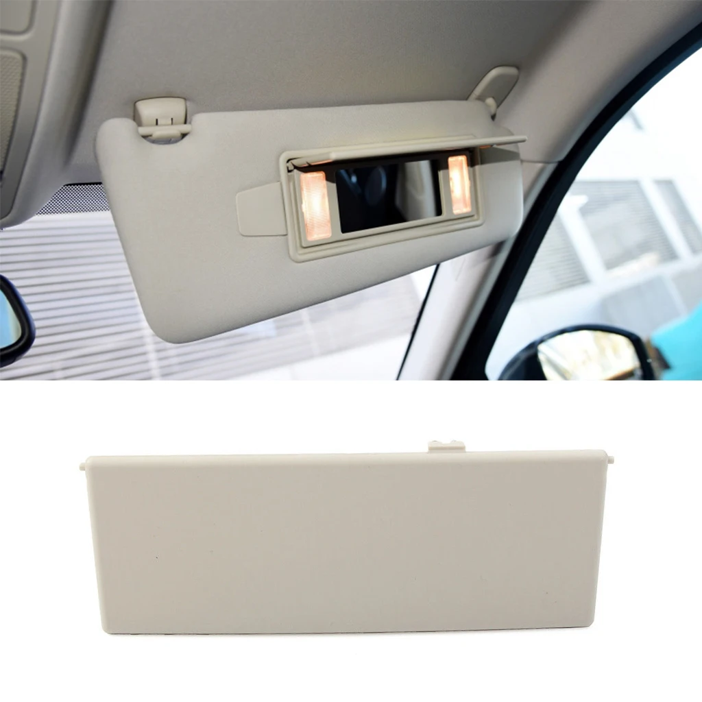 

1Pcs Car Sunvisor Vanity Mirror Cover Fit For Land Rover Range Rover Evoque/For Land Rover Discovery 4 Car Accessories