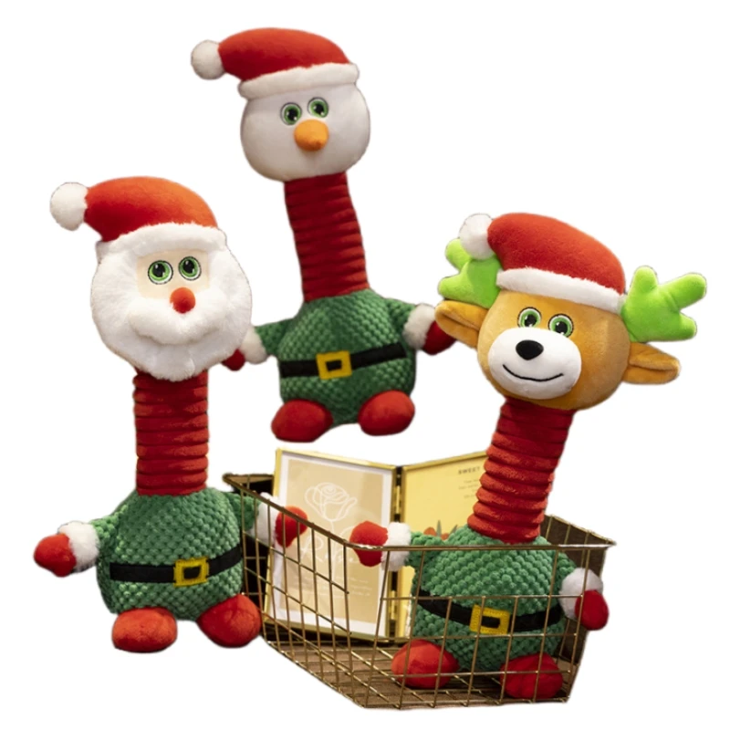 

35cm Kawaii Christmas Santa Claus Elk Snowman Plush Toys Stuffed Festival Doll Christmas Gifts For Children Decoration