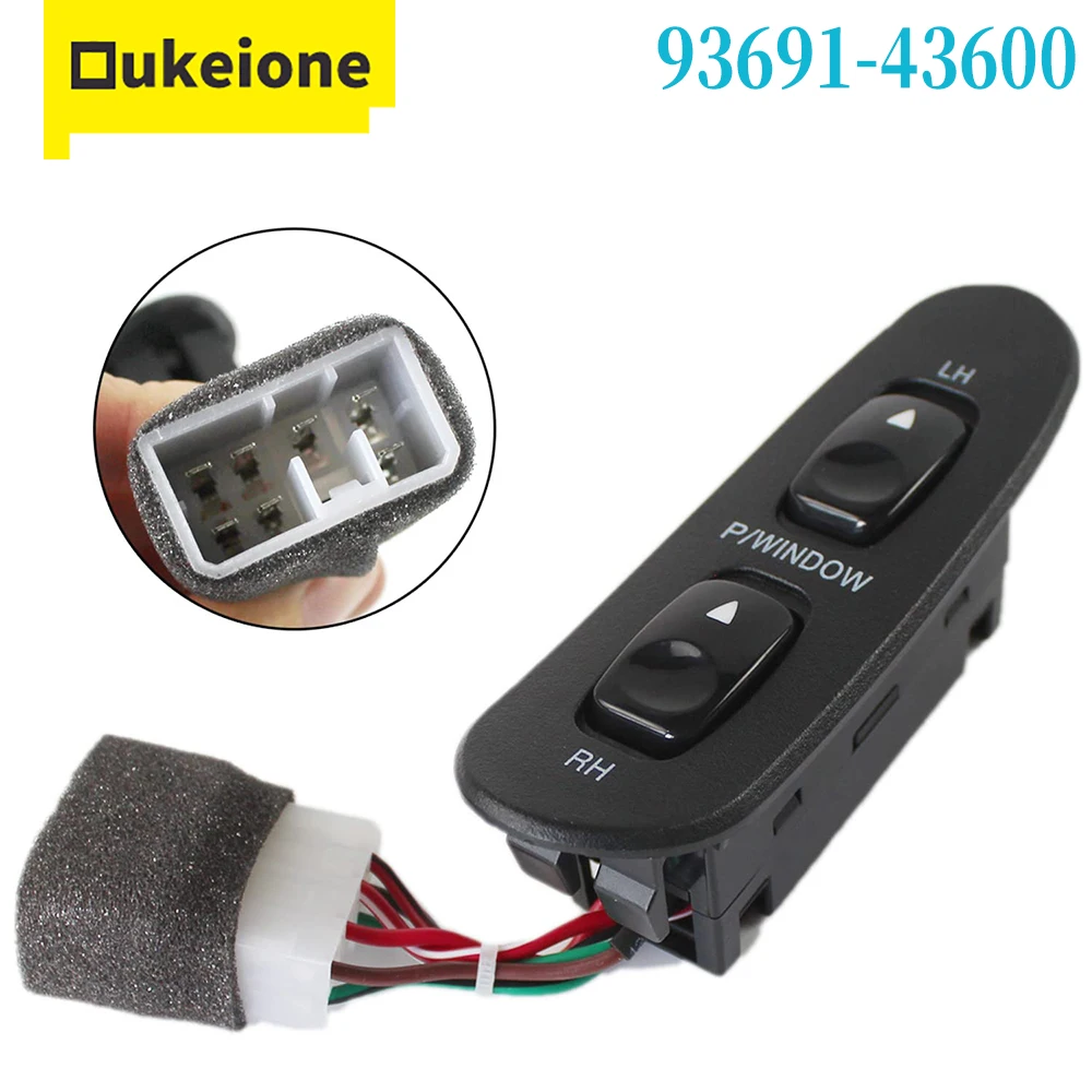 

For Hyundai H100 Bus Kasten 1993-2012 Front Left Right Electric Window Switch Regulator Lifter Button 93691-43600 93692-43600