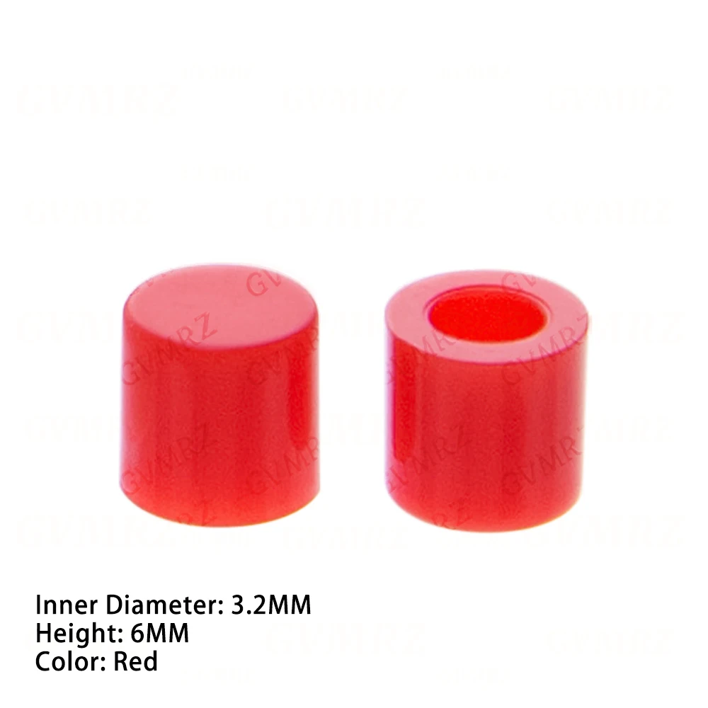 20PCS 3.2mm 높이 6mm 4핀 6*6 마이크로 택트 푸시 버튼 스위치 6x6x4.3/5/6/7/8/9/10MM A56 버튼 캡 스위치 캡 직경