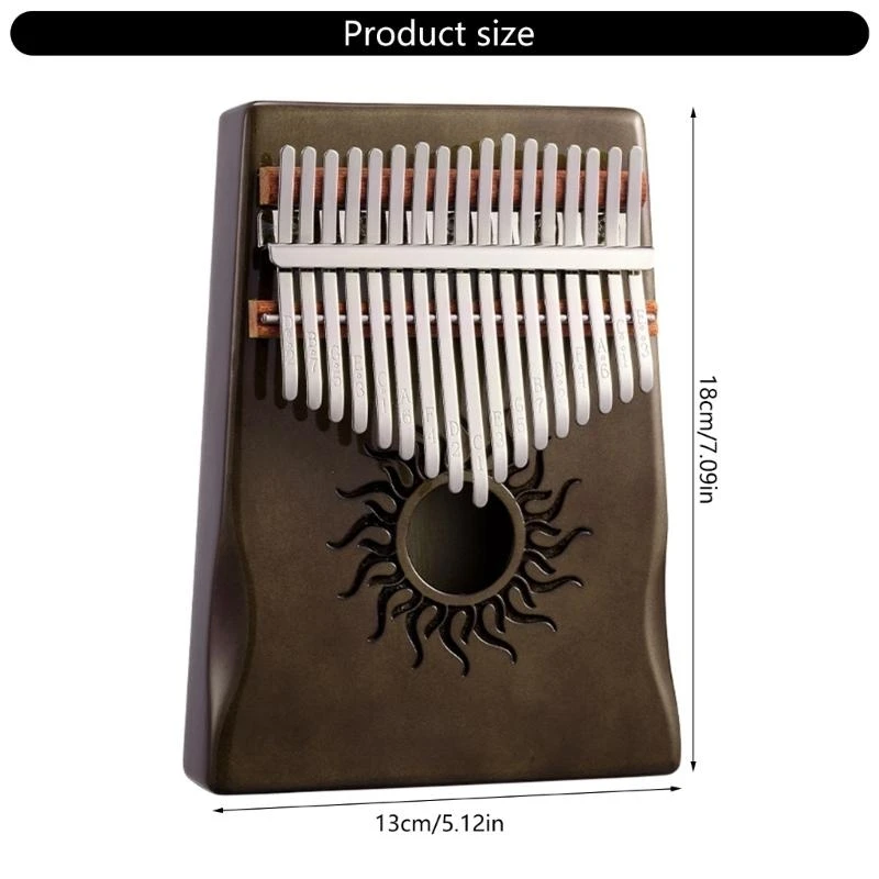 17/21 Keys Thumb Piano Portable Finger Piano for Kids Adults Beginners