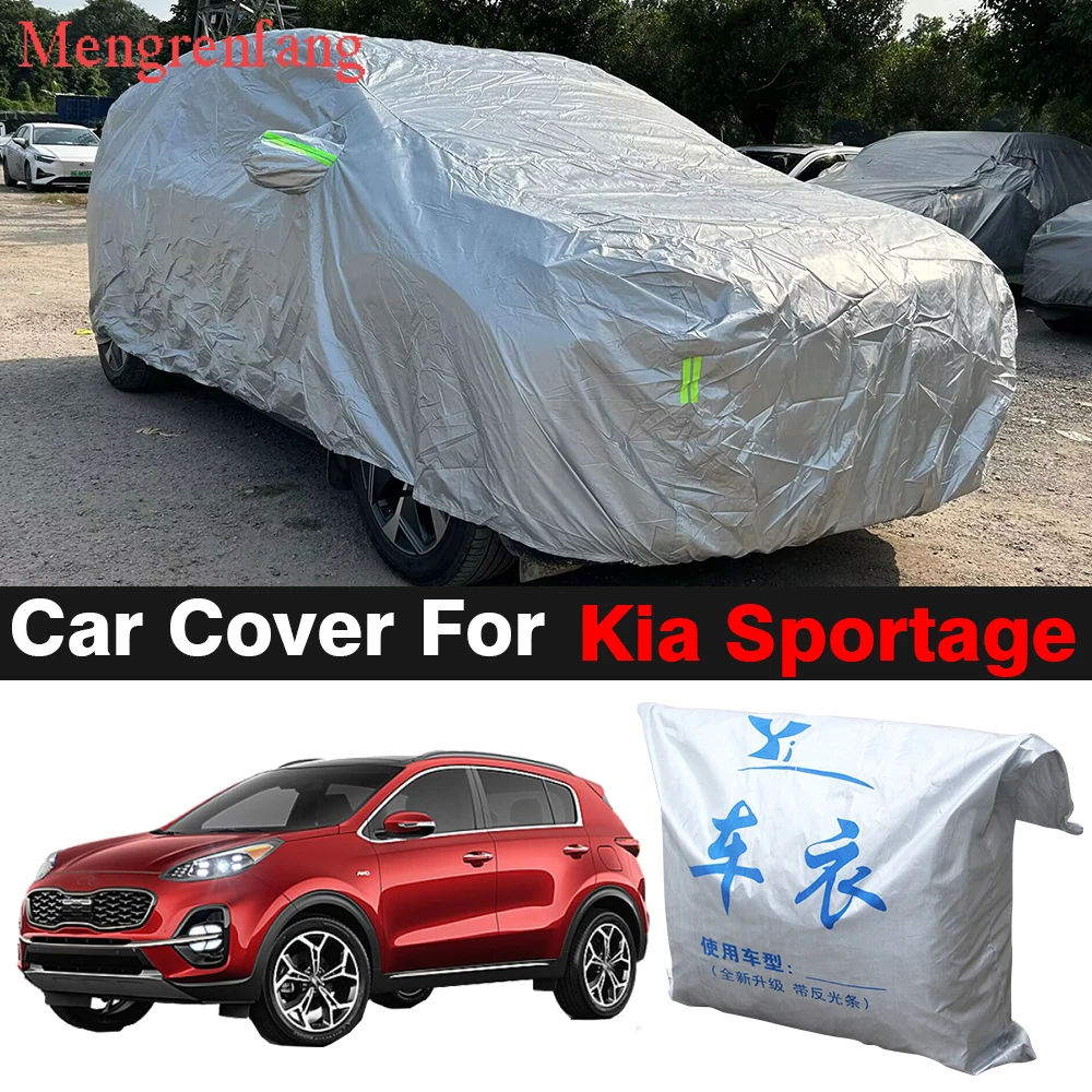 Full Car Cover SUV Outdoor Anti-UV Sun Snow Rain Dust Protection Cover For Kia Sportage