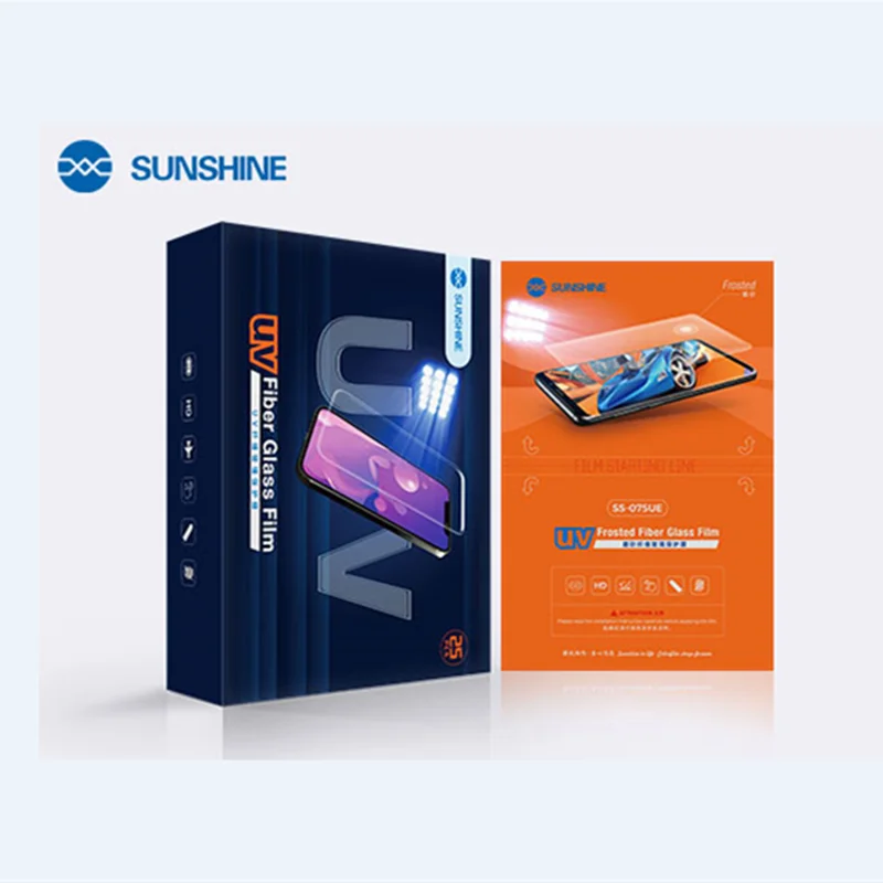 

SUNSHINE SS-075UE 25PCS UV Frosted Fiber Glass Protective Film for Auto Intelligent Cutting Machine Phone Screen Protector