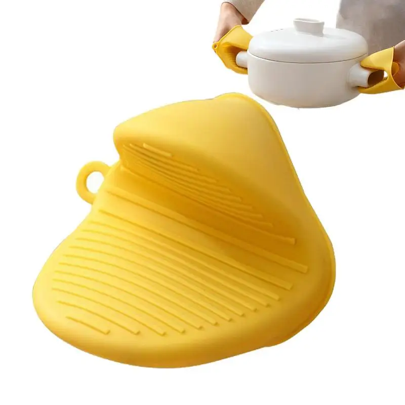 

Baking Silicone Mitts Microwave Oven Non Stick Anti-slip Grips Insulation Bowl Pot Heat Resistant Gloves Bakeware Accessories