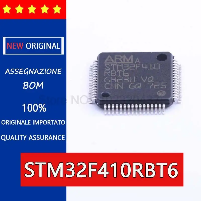 

Импортированный микроконтроллер STM32F410RBT6 ARM MCU LQFP64, патч на месте SMD 410RBT6 LQFP-64