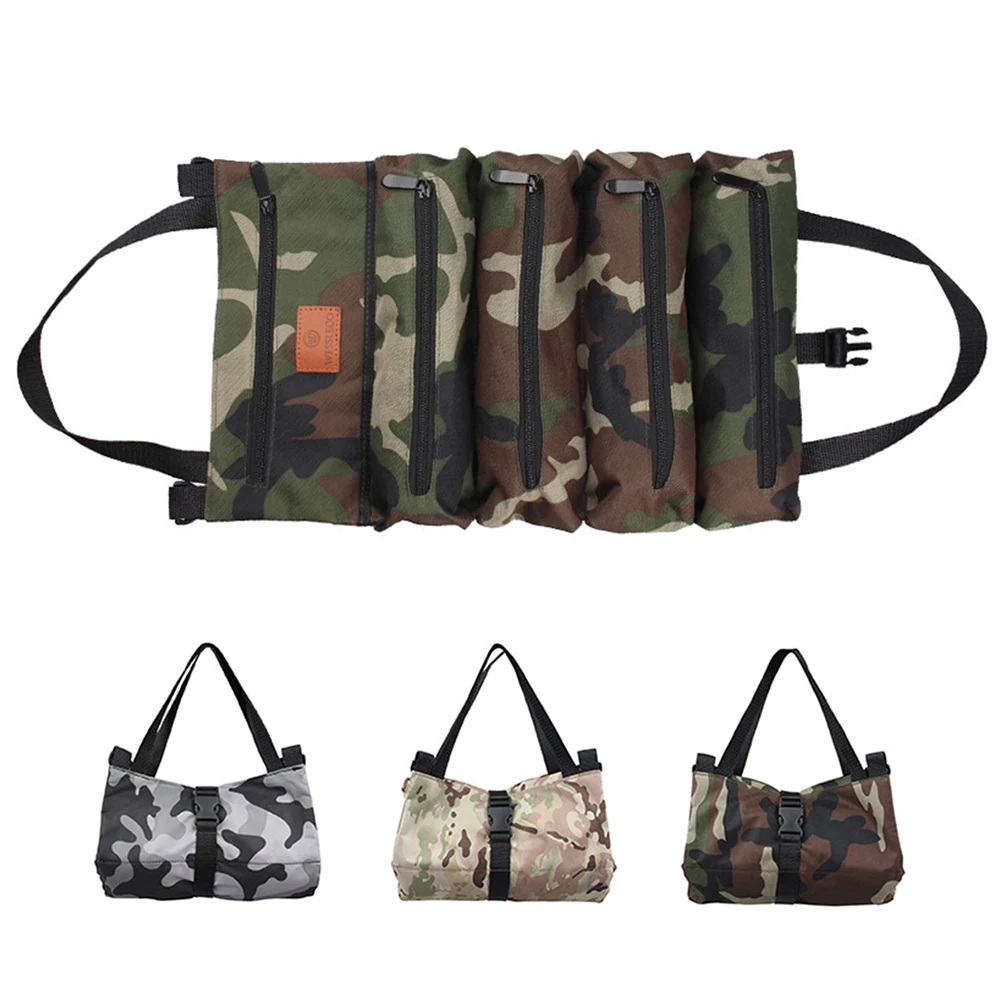 

Portable Tool Roll Bag Pouch Multi-Purpose Roll Up Tool Bag Wrench Screwdriver Pliers Roll Bag Case Organizer Tools Storage Bags