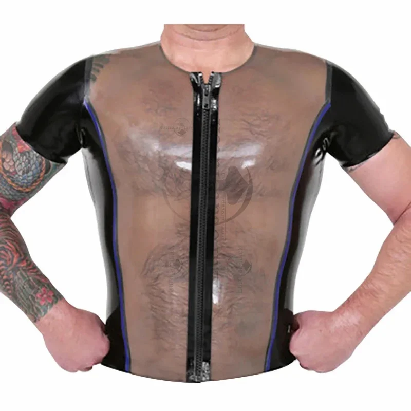 chaqueta-de-latex-sexy-con-cremalleras-en-la-parte-delantera-manga-corta-abrigo-de-goma-top-de-camisa-negro-azul-y-transparente