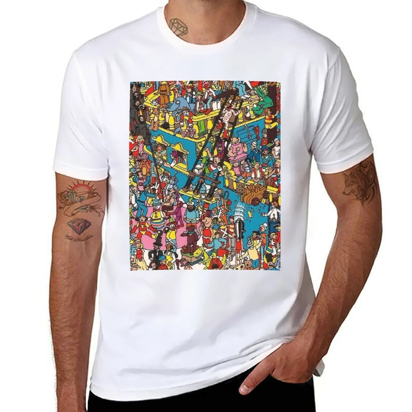 New Wally/ Waldo - Find Wally/ Waldo Book - Part Vi Dove Si Trova Wally In Mare Su Una Barca Le Scoperte T-Shirt
