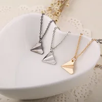 Paper Airplane Pendant Necklace Classic Hot Band One and Direction Periphery Necklace Souvenir Jewelry for Fans Supporters 1