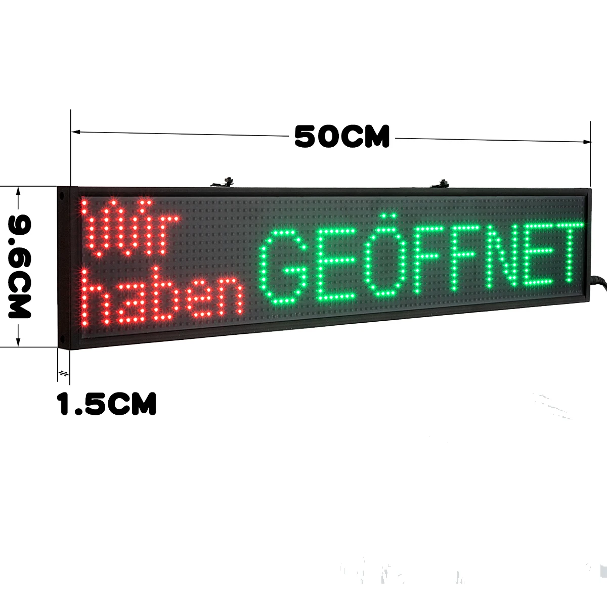 Leadleds 50cm P5 스크롤 메시지 보드 정보 기호 RGB WiFi 프로그래밍 가능한 텍스트 광고 빌보드 디스플레이 자동차, 상점
