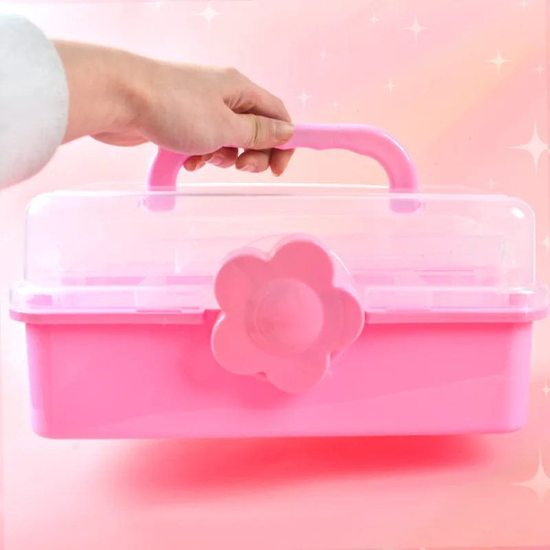 

Трехуровневая шкатулка для хранения ювелирных изделий, портативная шкатулка из ПВХ и пластика для хранения ювелирных изделий, серег, колец, ожерелий, может вмещать ювелирные изделия для ногтей, 2023