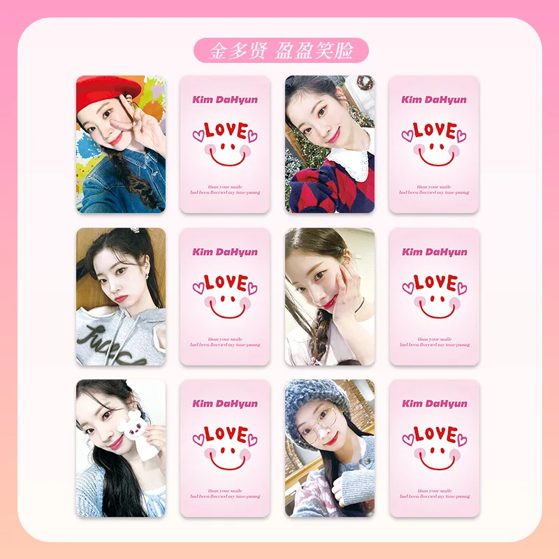 6Pcs/Set Kpop TWICE Lomo Card New Album HD Double-sided High Quality Postcard Photo Cards MOMO SANA Fans Collection Gift