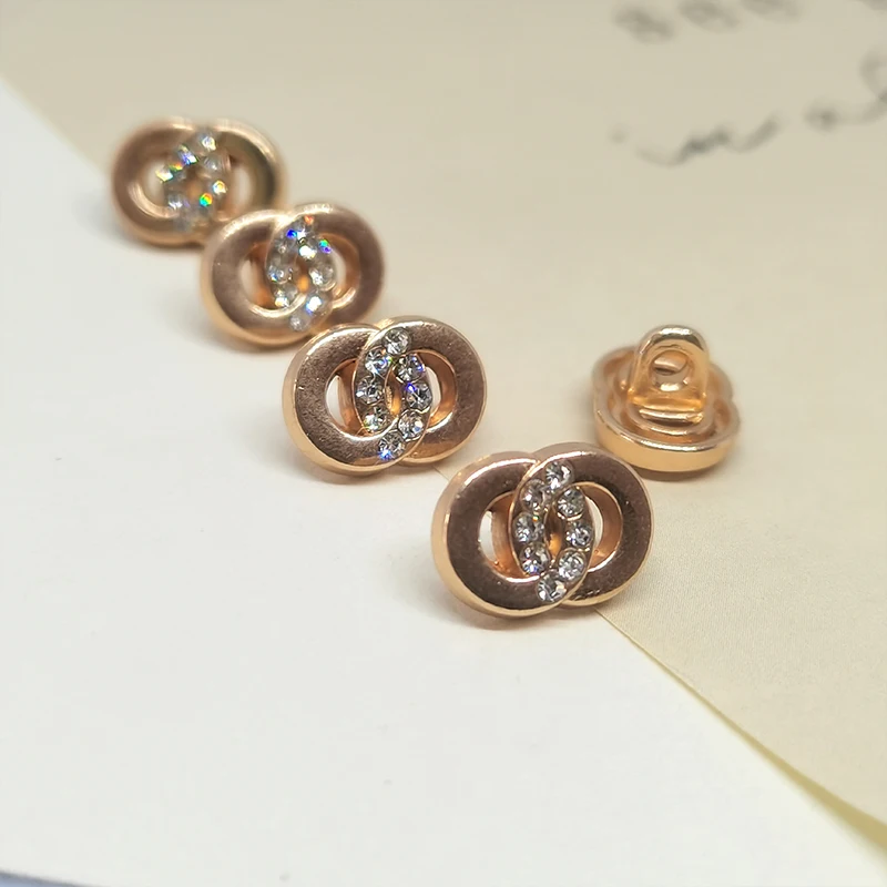 10/11/12MM Mini Luxus Strass Knöpfe Von Kleidung Großhandel Mode Dekor Frauen Hemd Blusen Metall Knopf nähen Handarbeiten – Detail 9