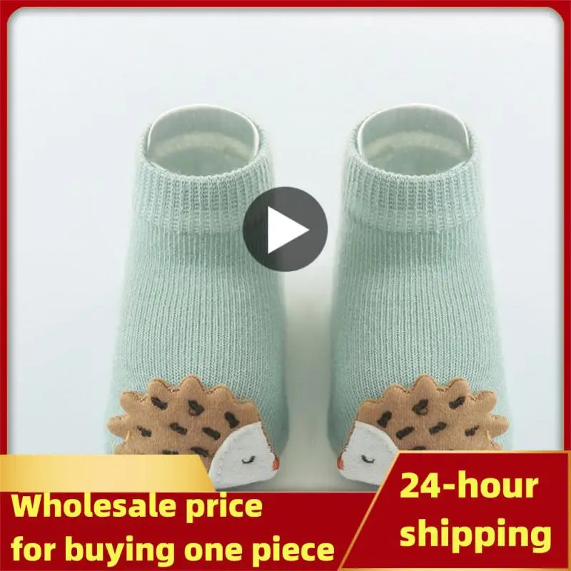 

Cute Baby Boy Girl Socks Kids Dinosaur/fox Newborn Cheap Stuff Anti Slip Sokken for 0-3years Bebe Infant Toddlder Floor Socks