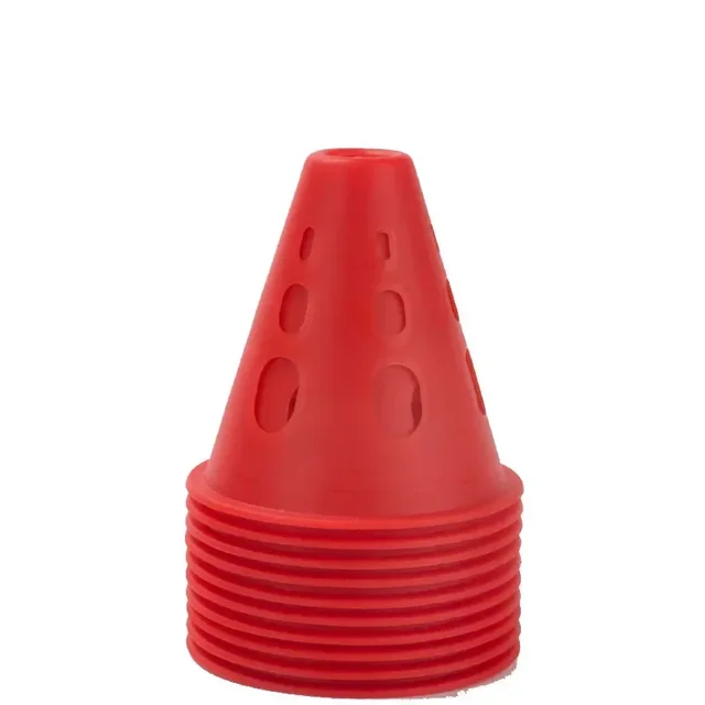 10 PCS Thickened Windproof Roller Stake Marking Training Cones Traffic Control Solution for Football Training and Stadiums 5