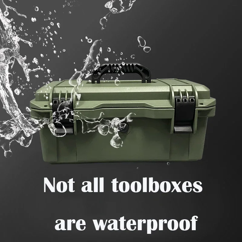 Plastic Thickened Portable Tool Box Professional Electrician Woodworking Working Storage Bag Household Hardware Tool Box 2