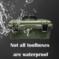 Plastic Thickened Portable Tool Box Professional Electrician Woodworking Working Storage Bag Household Hardware Tool Box 2