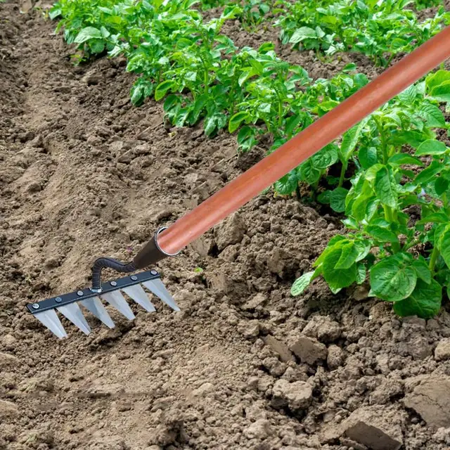 Detcher Rake Gardening Hever Detatching Sokoldalú, Gereblye Éles Fogakkal, Vetőgép A Gazdálkodáshoz - Image 2