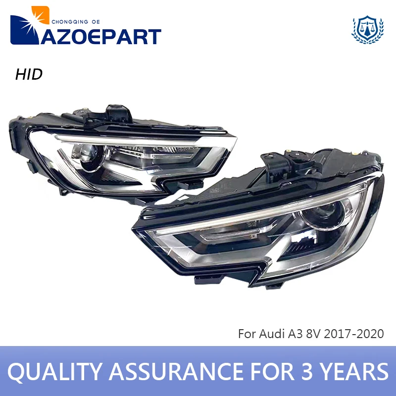 

HID Bi-Xenon Headlight Head Light Lamp for Audi A3 2017 2018 2019 2020