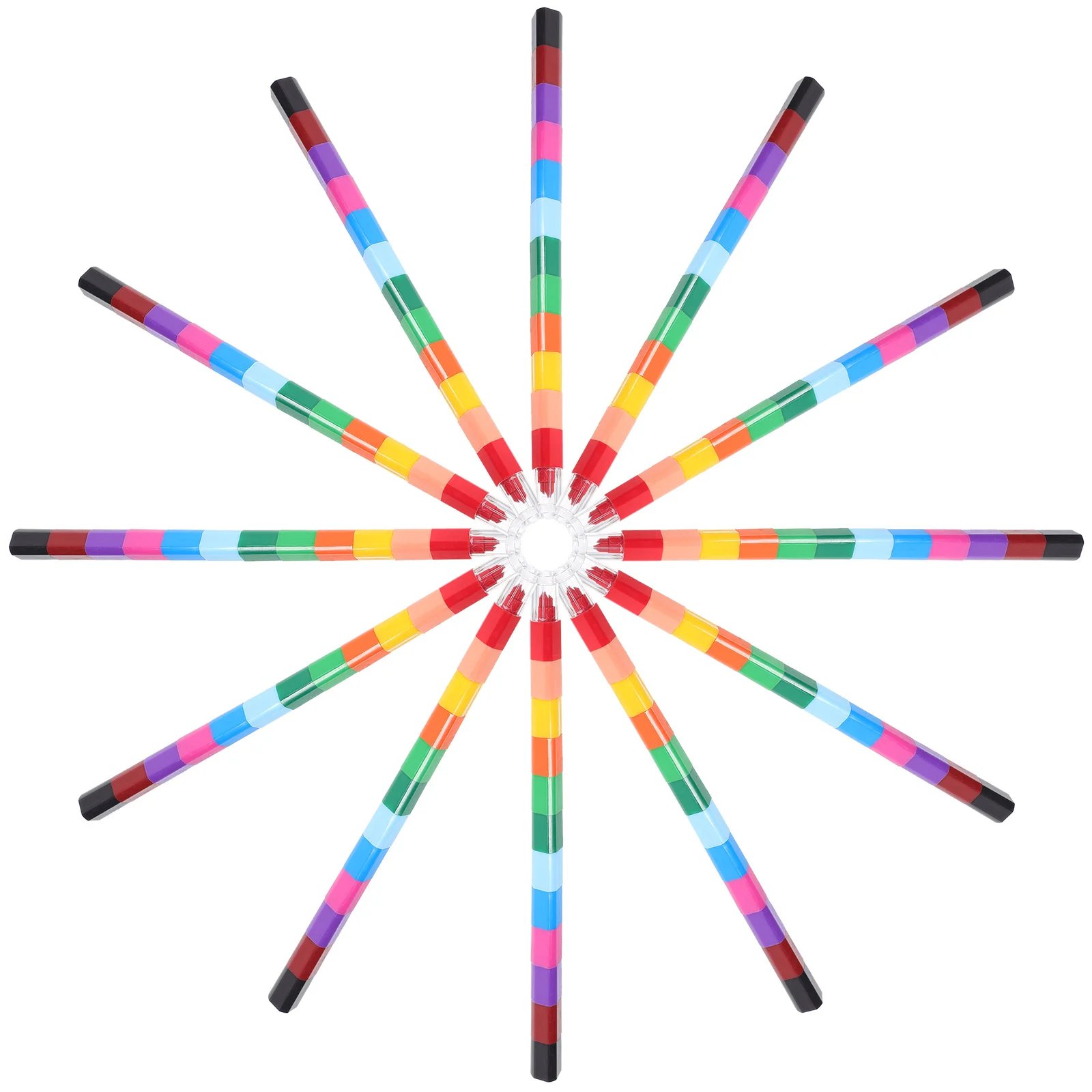 24 Pcs Crayons Block Kids Crayons Child Colour Pen Creative 12 Colors Wax Pencils Stackable Coloring