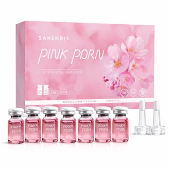 10vials Pink PDRN Salmon DNA Facial Serum For DermaPen Face Glow Peptide Hyaluronic Acid Brighten Cocktail Korean Skin Care Set
