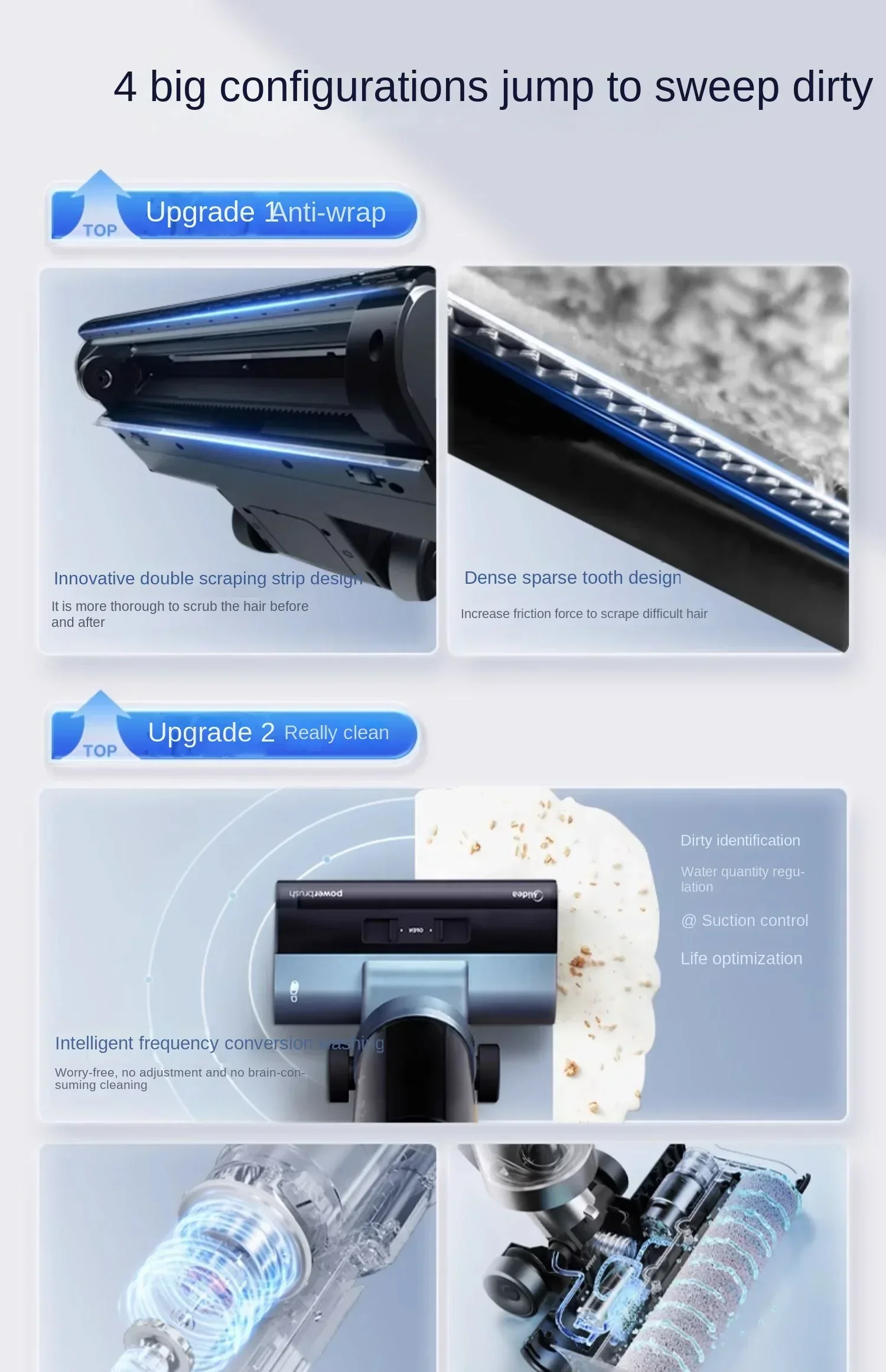Midea G5  Dust-free Washing Floor Smart Household Appliances Suction, Drag and Wash Integrated Vacuum Cleaner 5