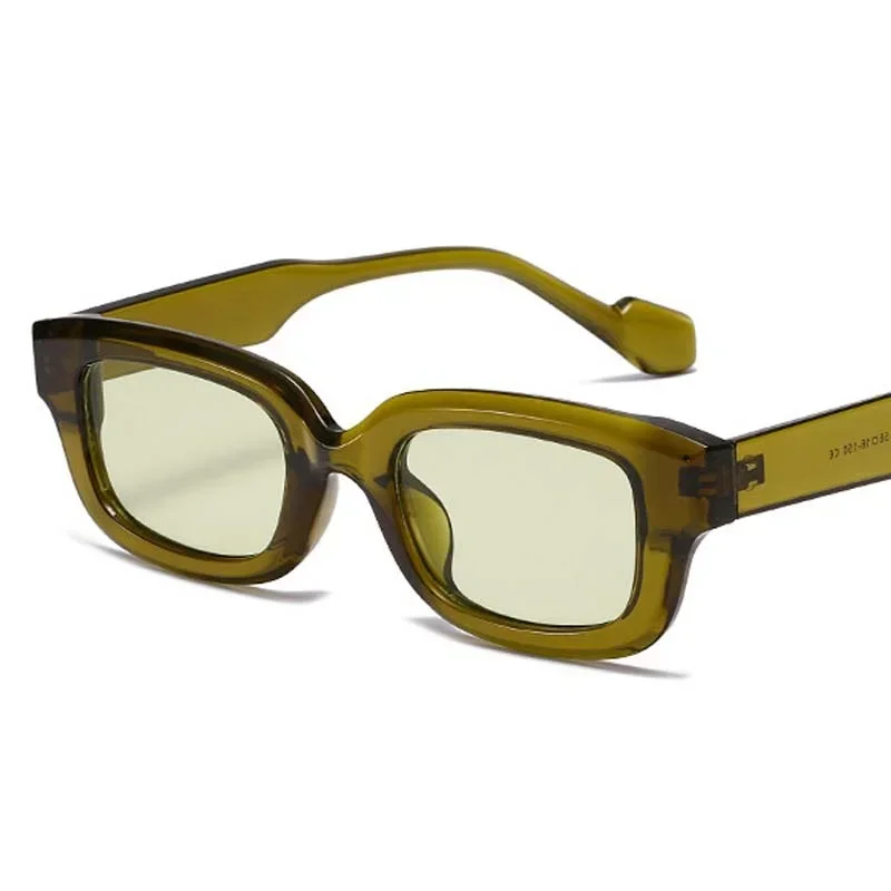 Schwarze quadratische Sonnenbrille Frauen Männer Marke Designer Vintage Sonnenbrille weibliche männliche Mode fahren Rechteck Rahmen oculos de sol