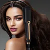 Mini Hair Straightener Ceramic Tourmaline Ionic Flat Iron Curling Iron negative ion wide plate Hair Straightener 2