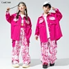 Boys Hip Hop Cool Jacket Patchwork Cargo Pants Girls Shirt teen Street Dance Clothes Sets Kids Streetwear Children Jazz Costumes 4