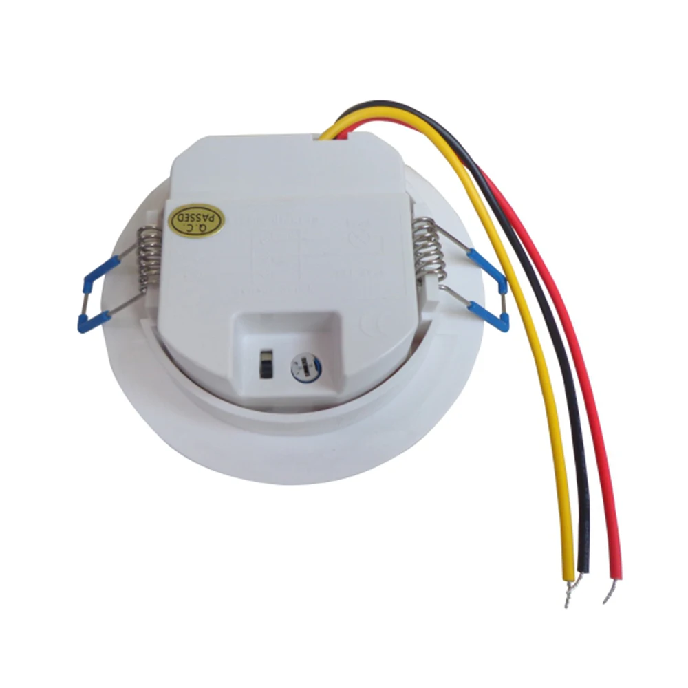 Interruttore Sensore Di Movimento PIR A Infrarossi 220V 50HZ - Rilevatore Automatico 110°/360° Per Interni/Esterni