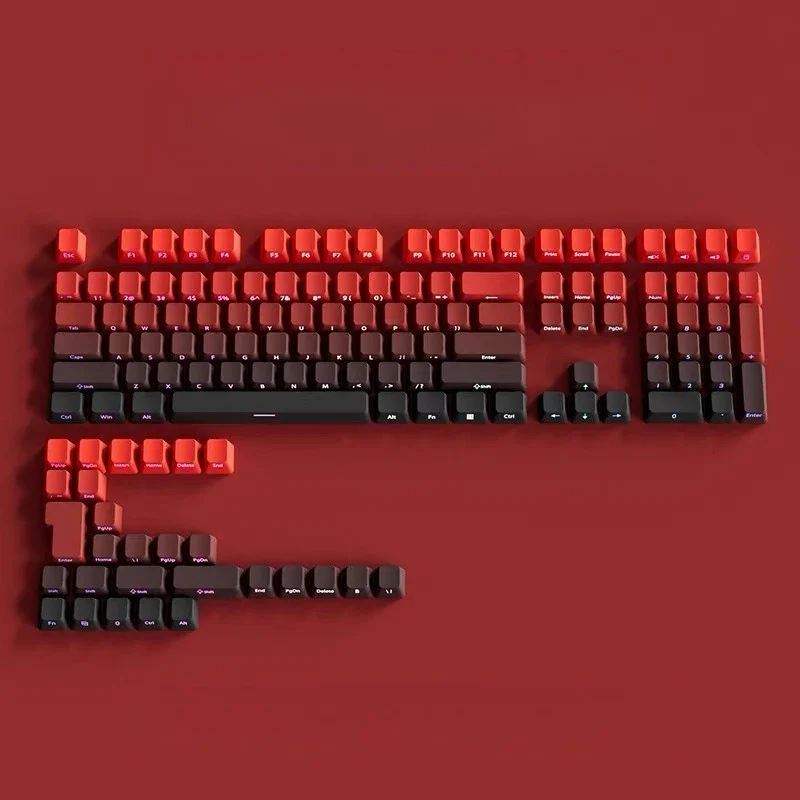 Vibrant Gradient PBT Keycaps
